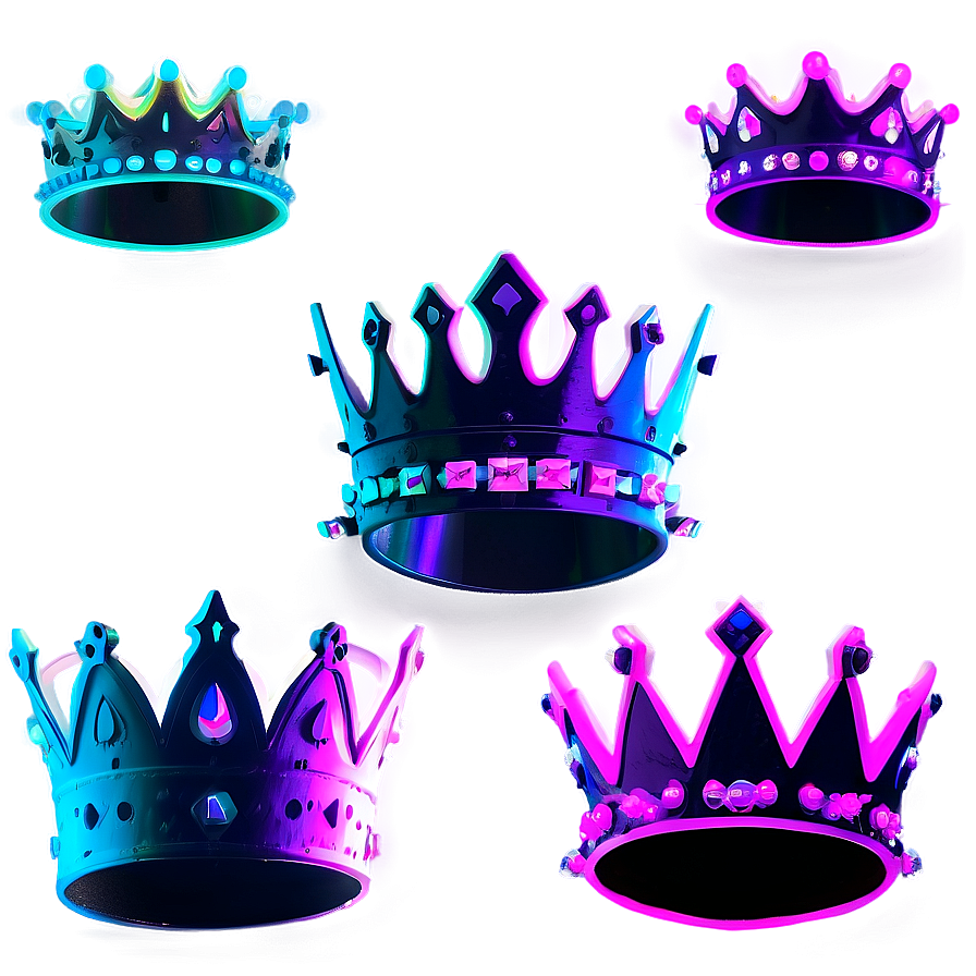 Neon Crown For Fashion Png 06272024 PNG image