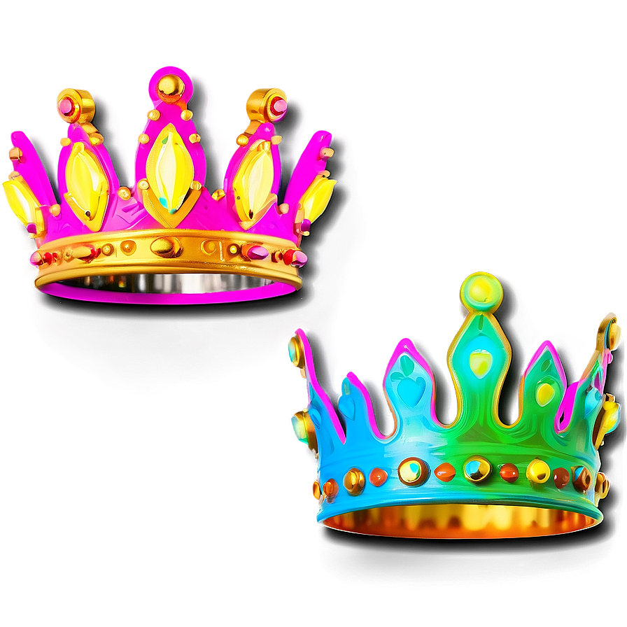 Neon Crown For Fashion Png 27 PNG image