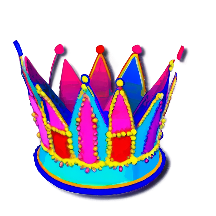 Neon Crown For Fashion Png Vej PNG image