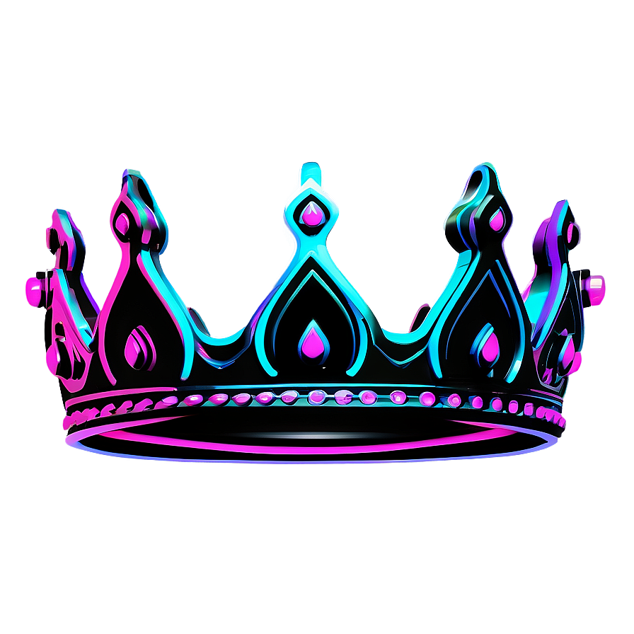 Neon Crown Outline Png 22 PNG image