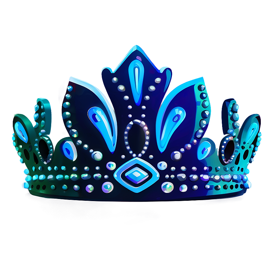 Neon Crown Vector Png 06262024 PNG image