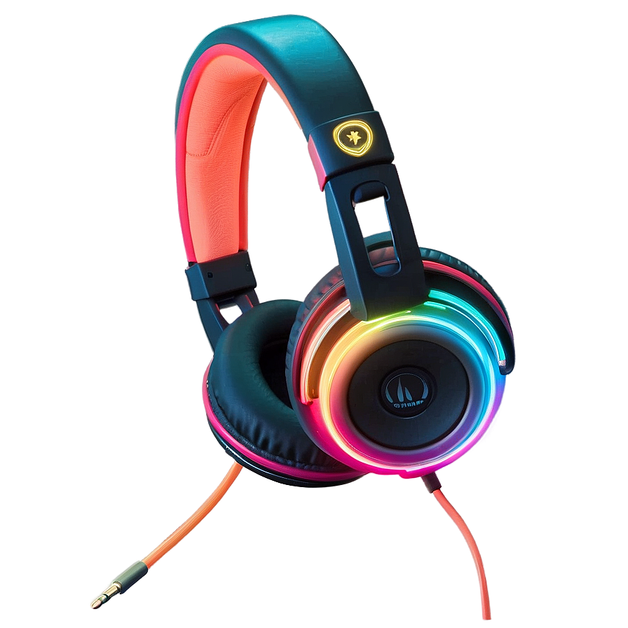 Neon Dj Headphones Png 97 PNG image