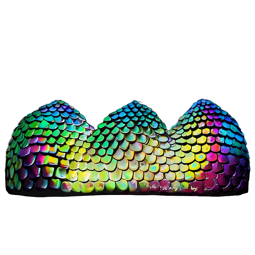 Neon Dragon Scales Png Hyb14 PNG image