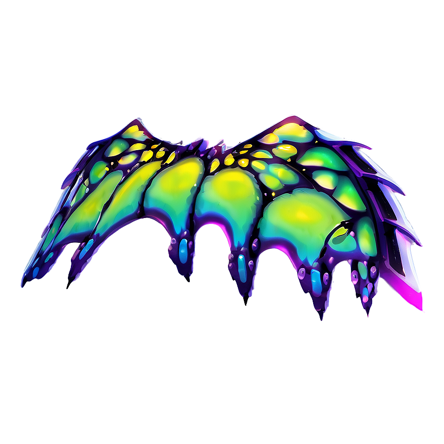 Neon Dragon Wings Png 71 PNG image