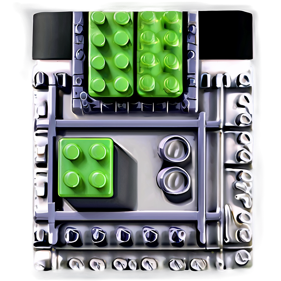 Neon Green Lego Brick Png Kco PNG image