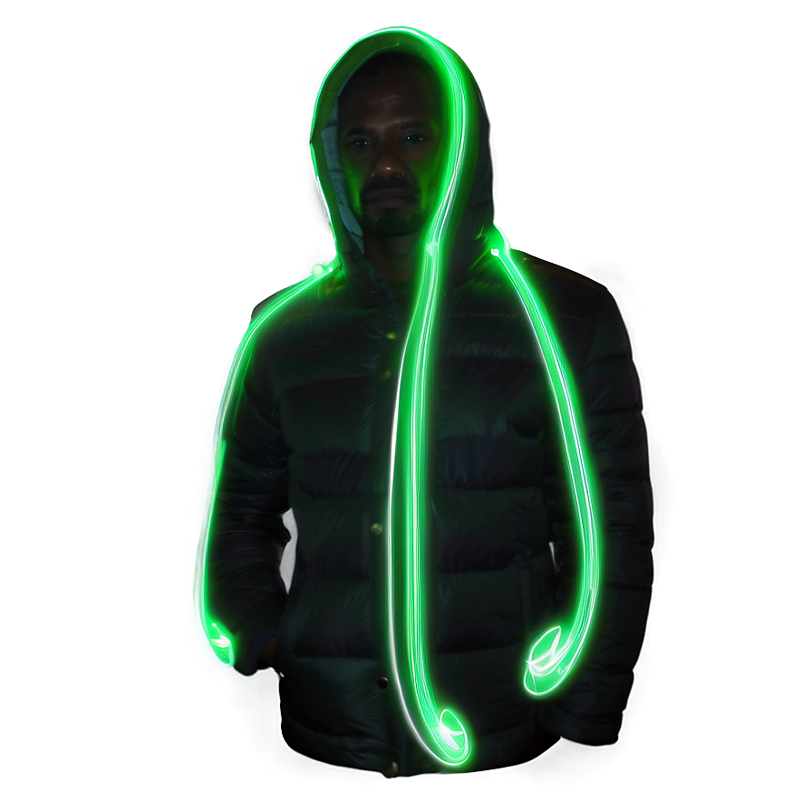 Neon Green Light Effect Png Emu PNG image