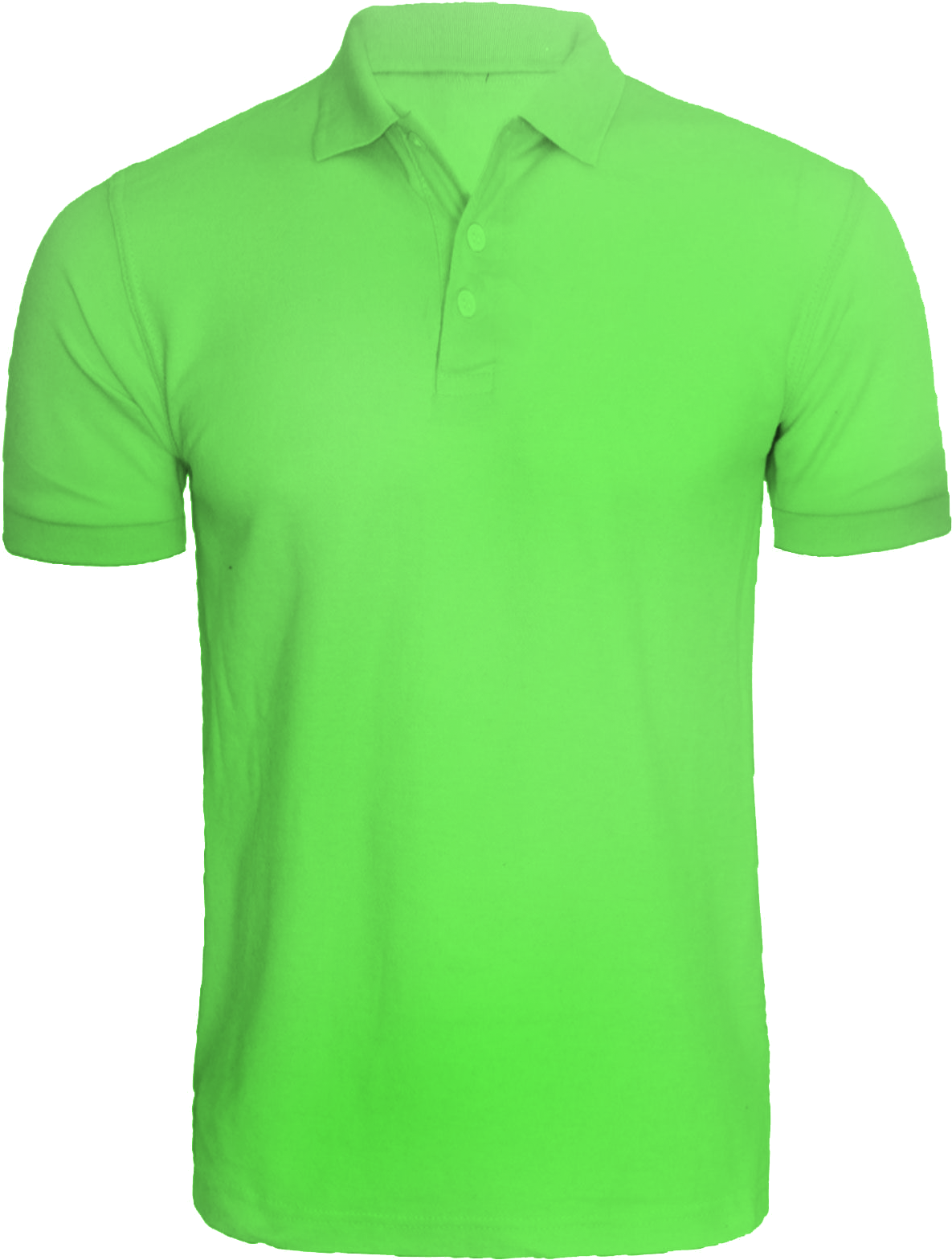 Neon Green Polo Shirt PNG image