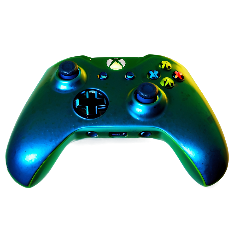 Neon Green Xbox Controller Png 05252024 PNG image