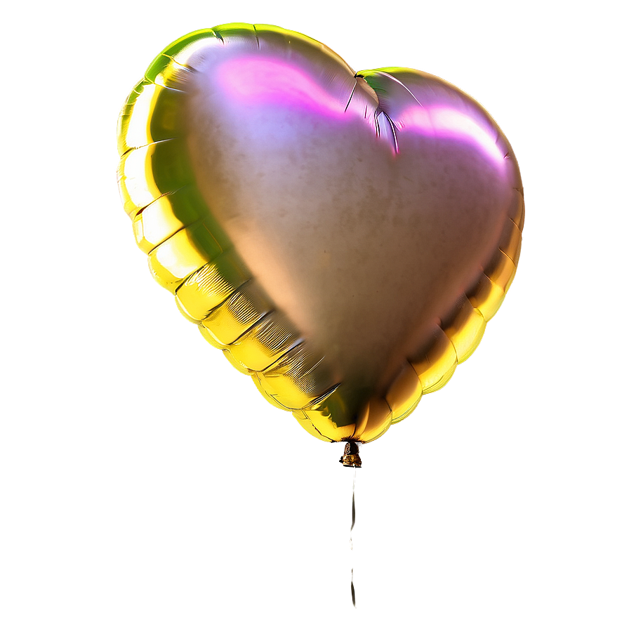 Neon Heart Balloon Png Jox PNG image