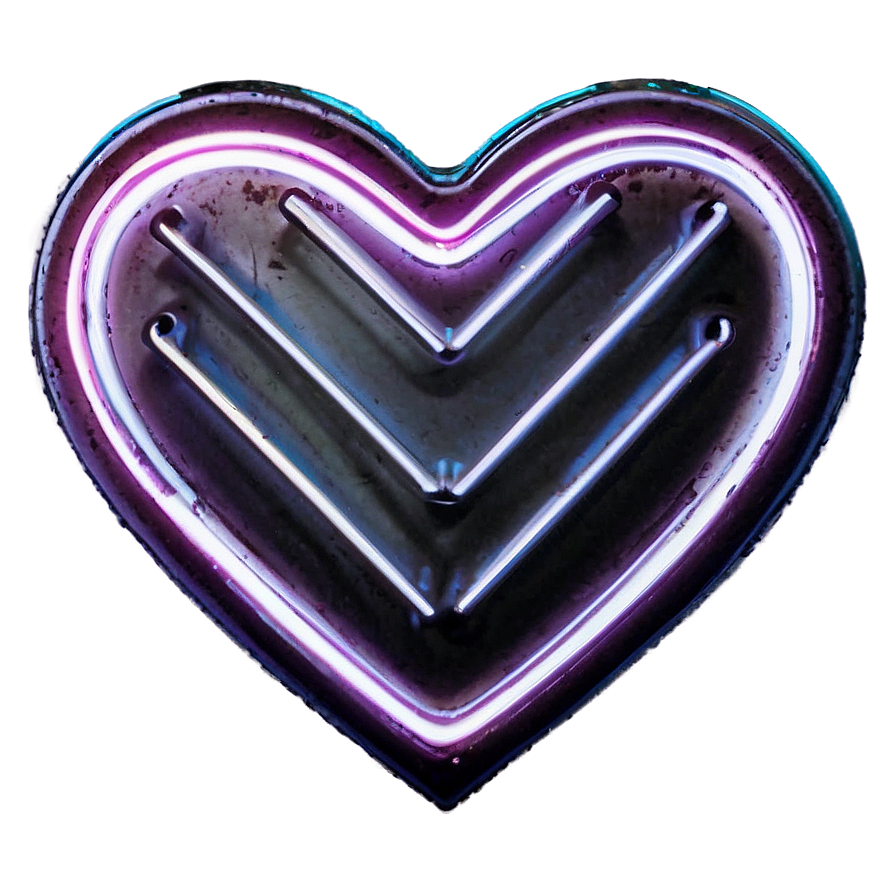 Neon Heart Light Png Jhe PNG image