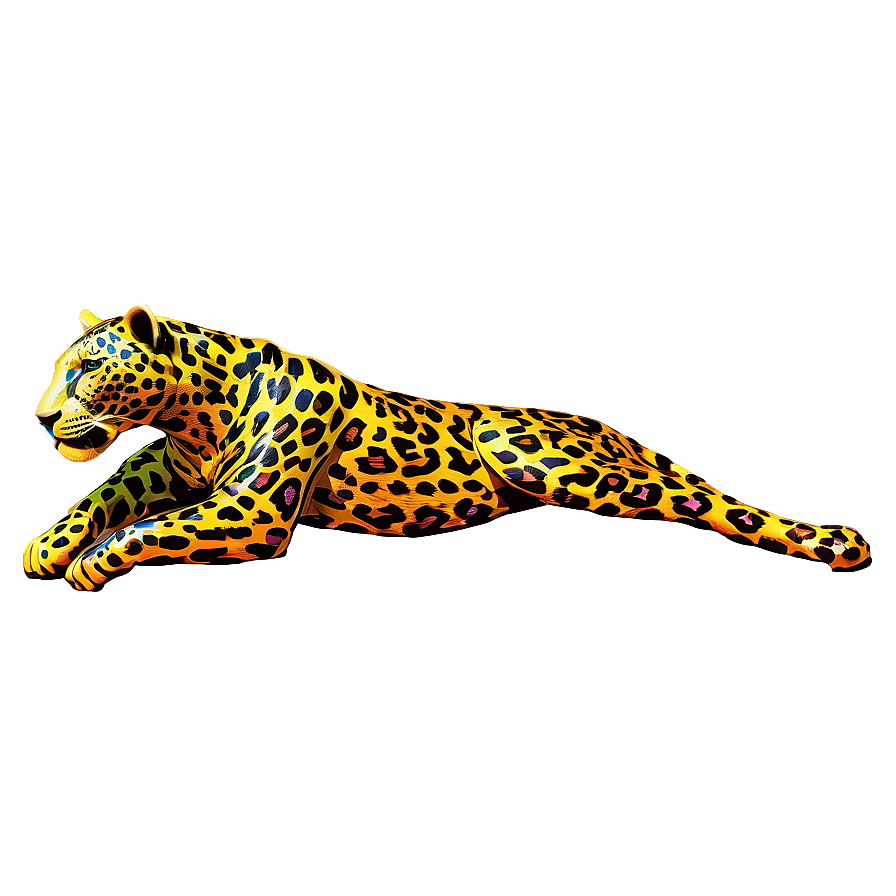 Neon Leopard Print Png Yyi85 PNG image
