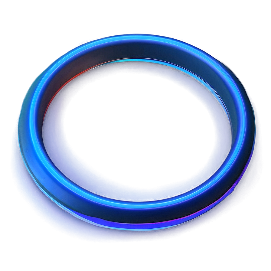 Neon Light 3d Circle Png Ram32 PNG image