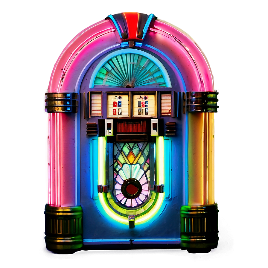 Neon Light Jukebox Png 54 PNG image