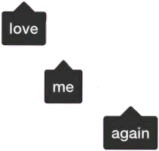 Neon Love Me Again Signs PNG image