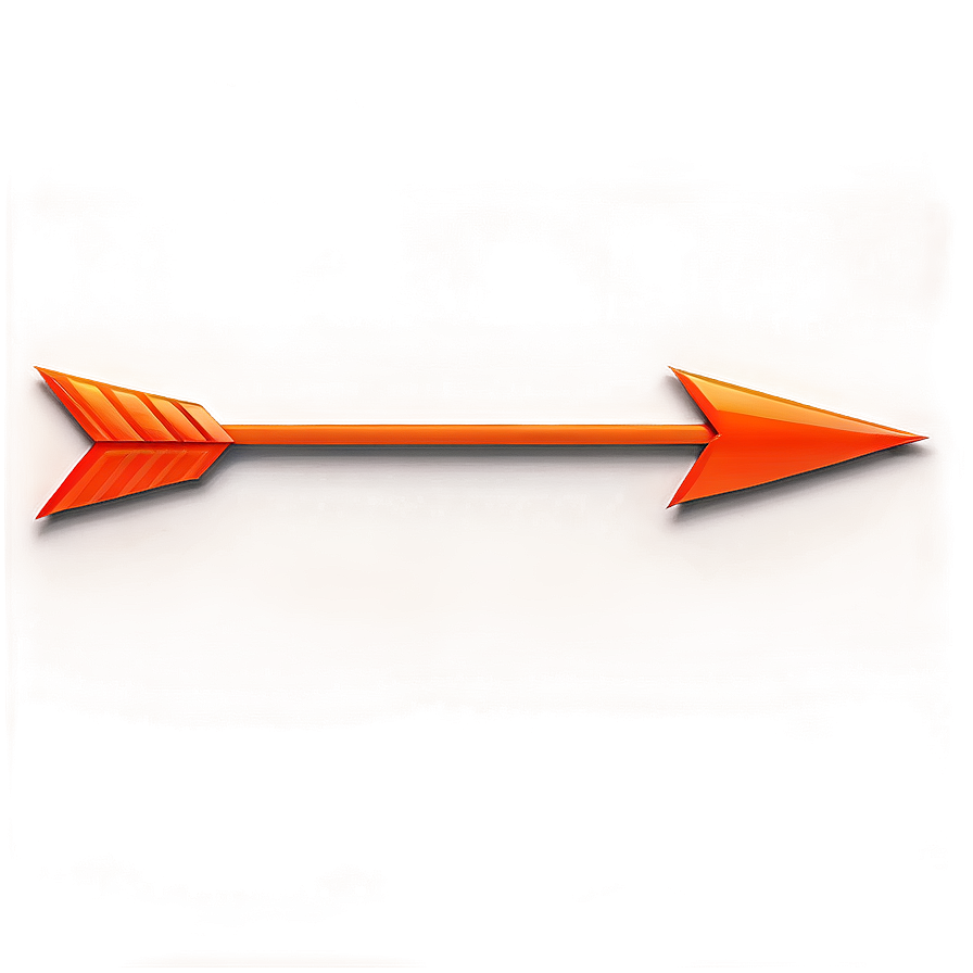 Neon Orange Arrow Design Png 57 PNG image