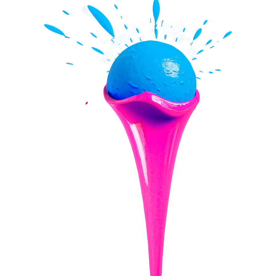 Neon Paint Splash Png 05242024 PNG image