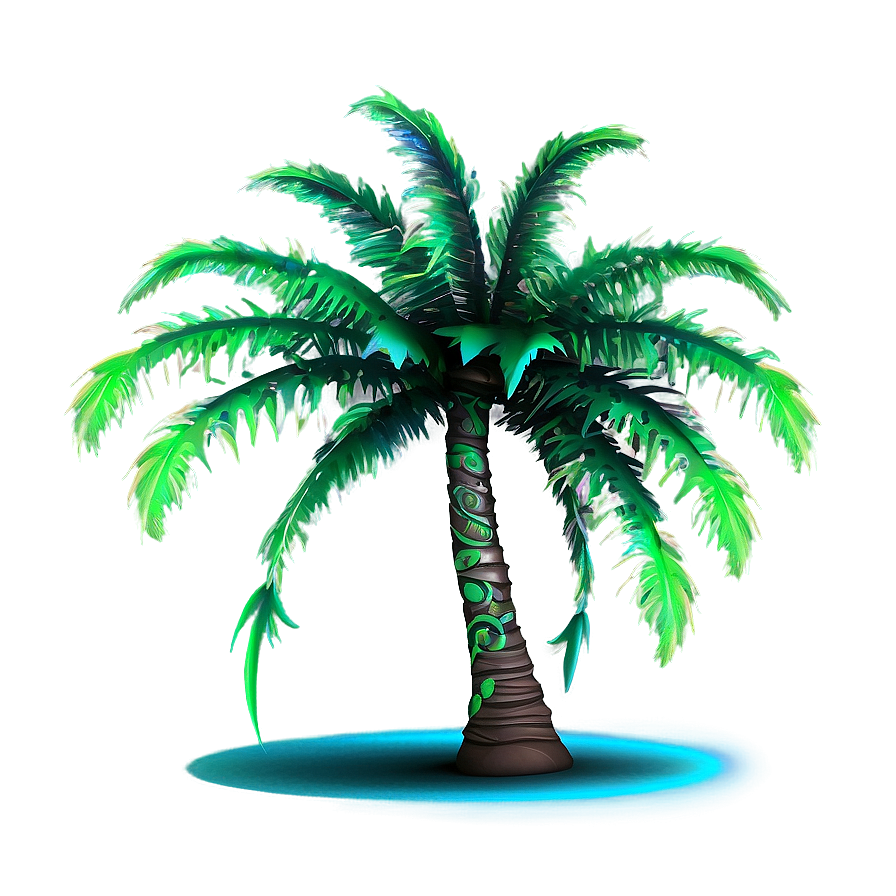 Neon Palm Tree Png 15 PNG image