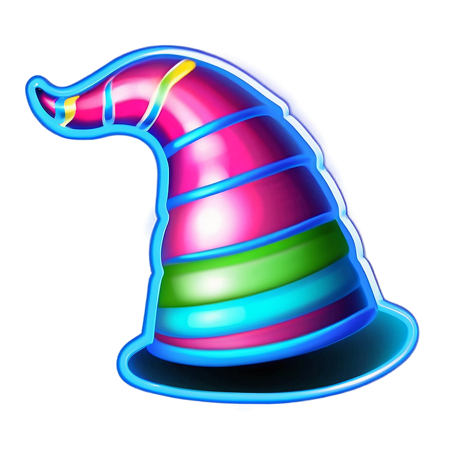 Neon Party Hat Png 31 PNG image