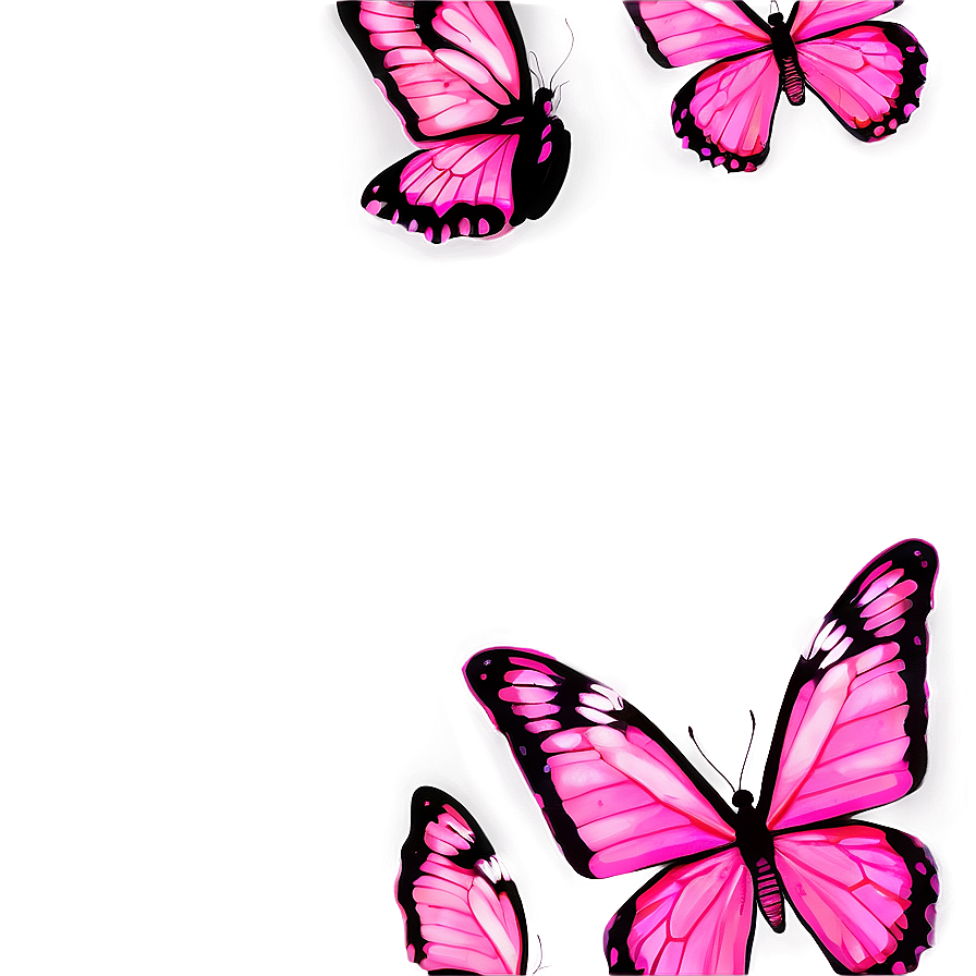 Neon Pink Butterfly Png 54 PNG image