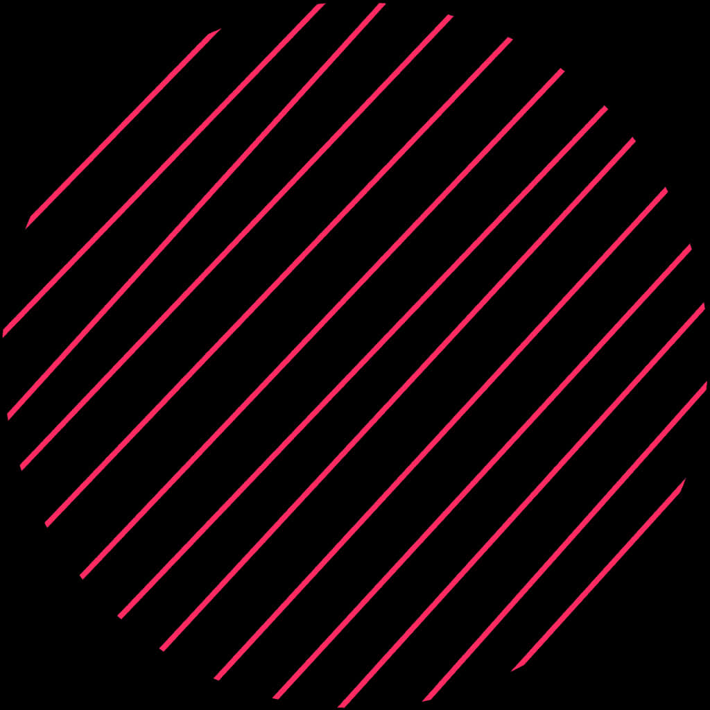 Neon Pink Lineson Black Background PNG image