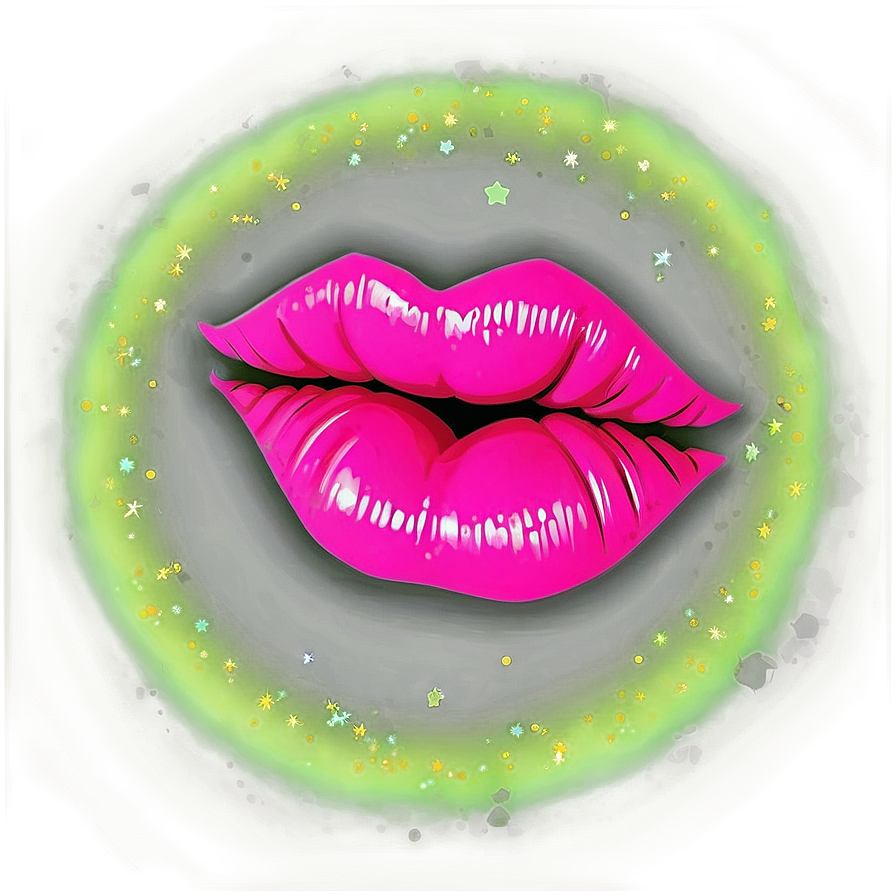 Neon Pink Lips Png 27 PNG image