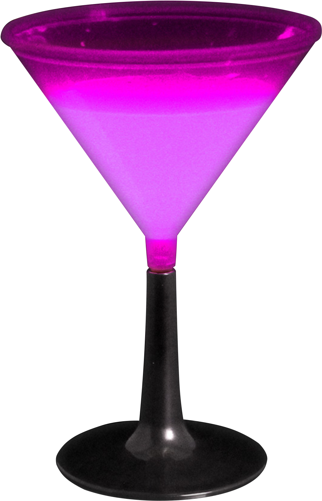 Neon Pink Martini Glass PNG image