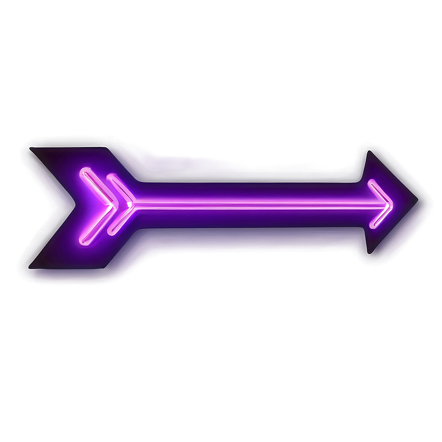 Neon Purple Arrow Design Png Dhr PNG image