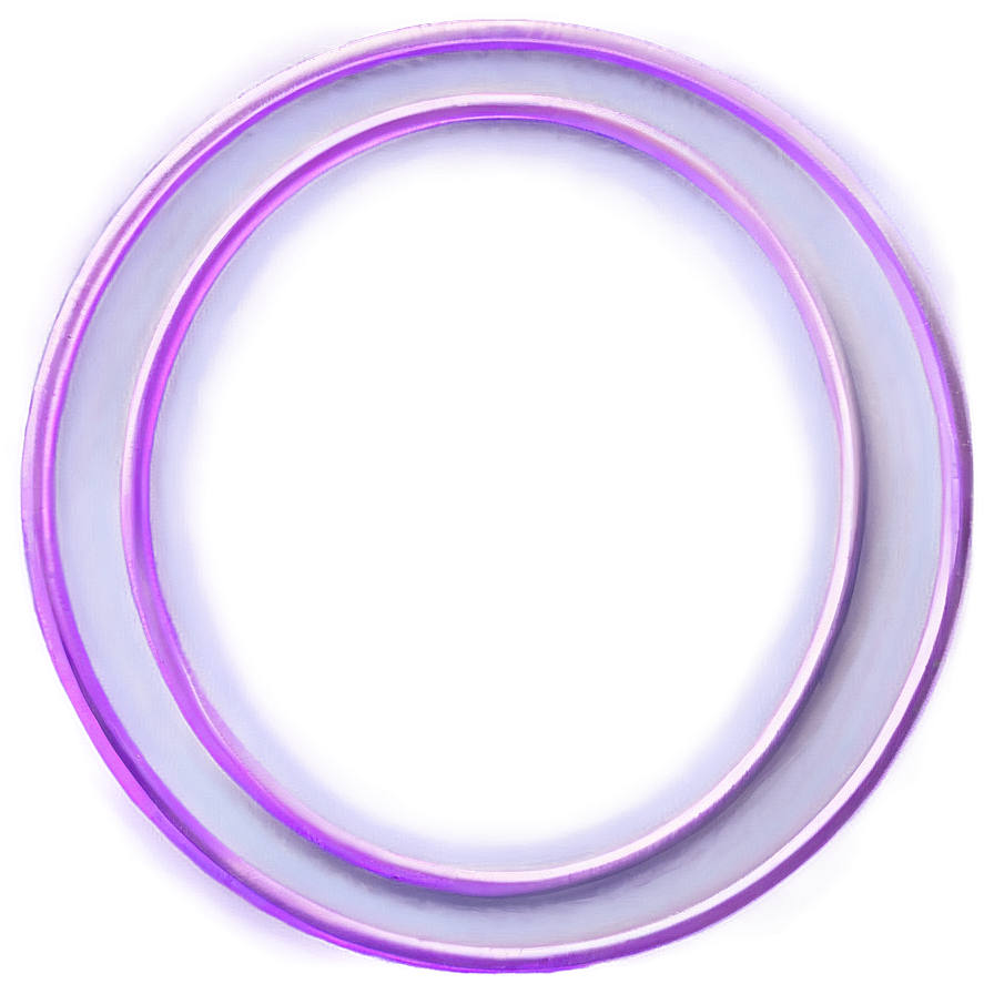 Neon Purple Circle Outline Png 06202024 PNG image