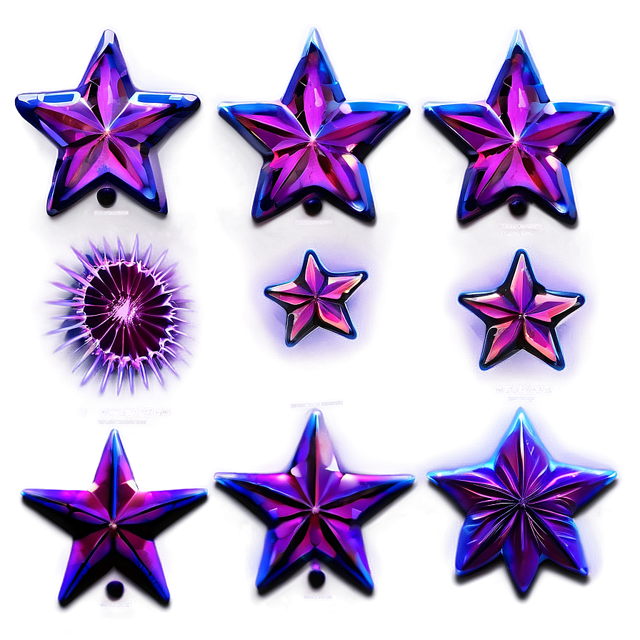 Neon Purple Star Image Png Bfr44 PNG image