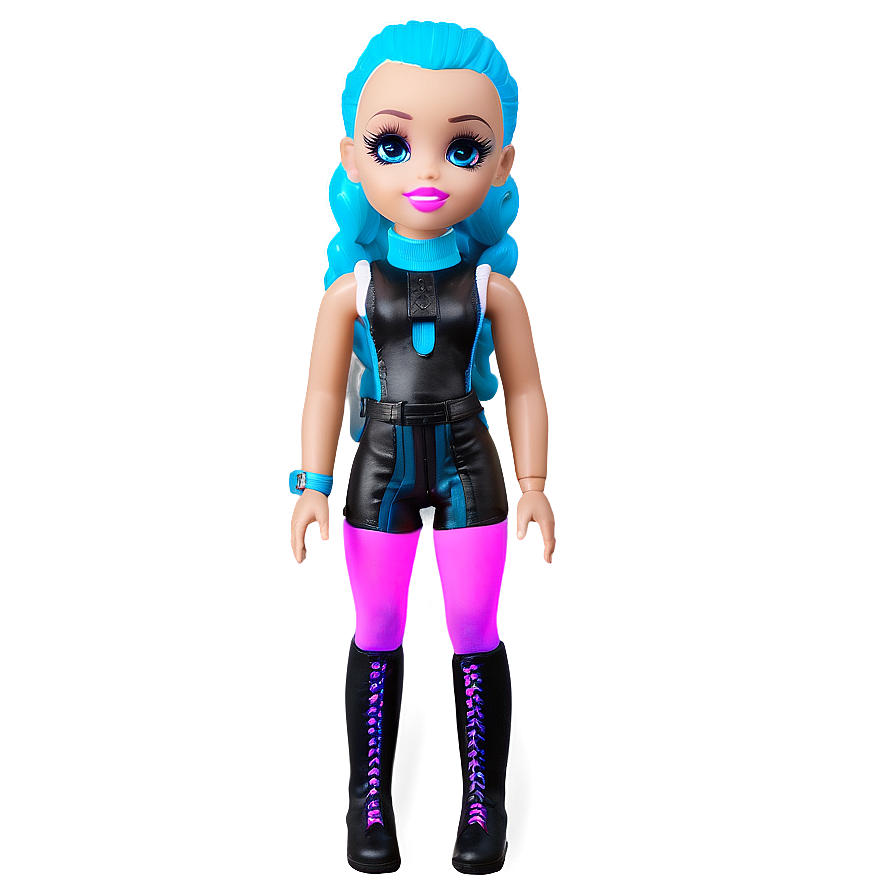 Neon Q.t. Lol Surprise Doll Png Sbj PNG image