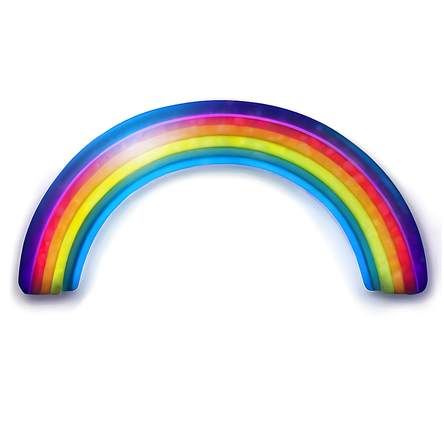 Neon Rainbow Glow Png Rxf PNG image