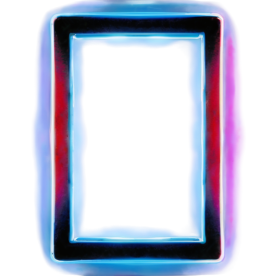 Neon Rectangle A PNG image