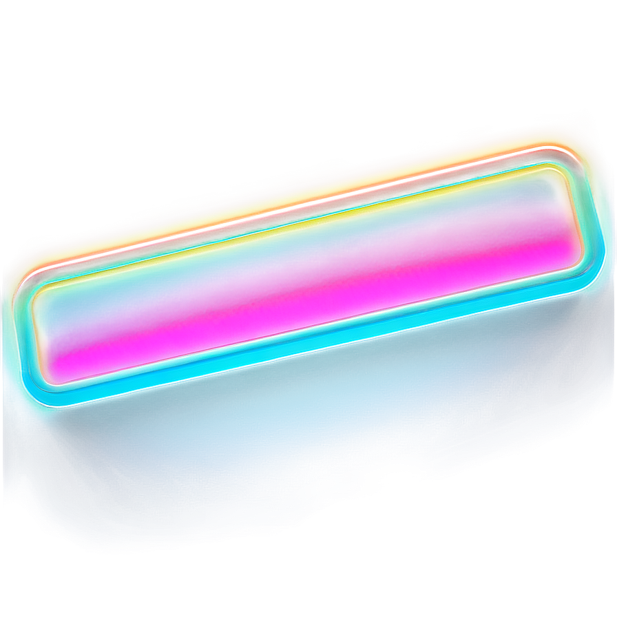 Neon Rectangle Aesthetic Png Hvl38 PNG image