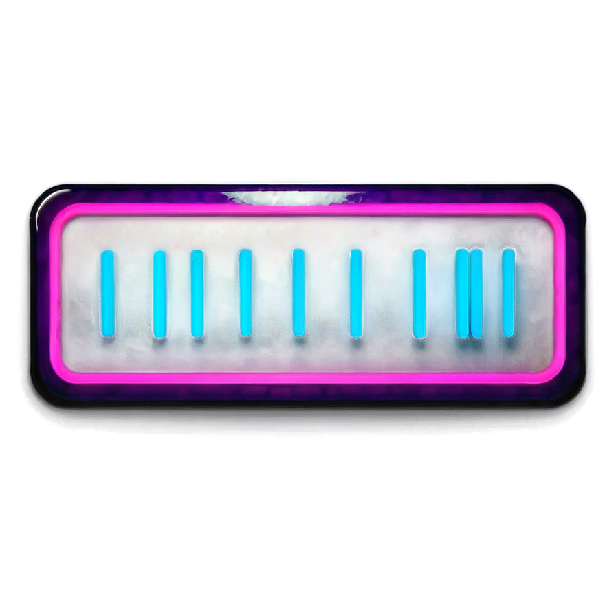 Neon Rectangle Banner Png 27 PNG image