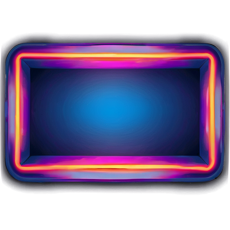 Neon Rectangle Brilliance Png Ysa PNG image