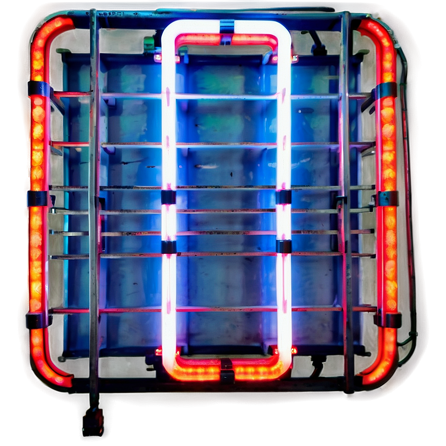 Neon Rectangle Energy Png 06272024 PNG image