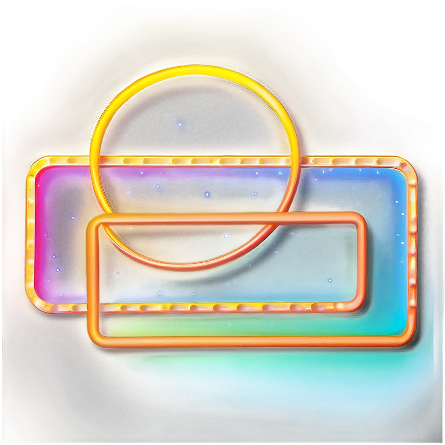 Neon Rectangle Magic Png 61 PNG image