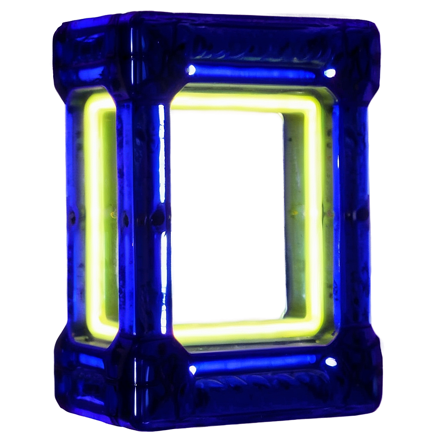 Neon Rectangle Shape Png Eau10 PNG image