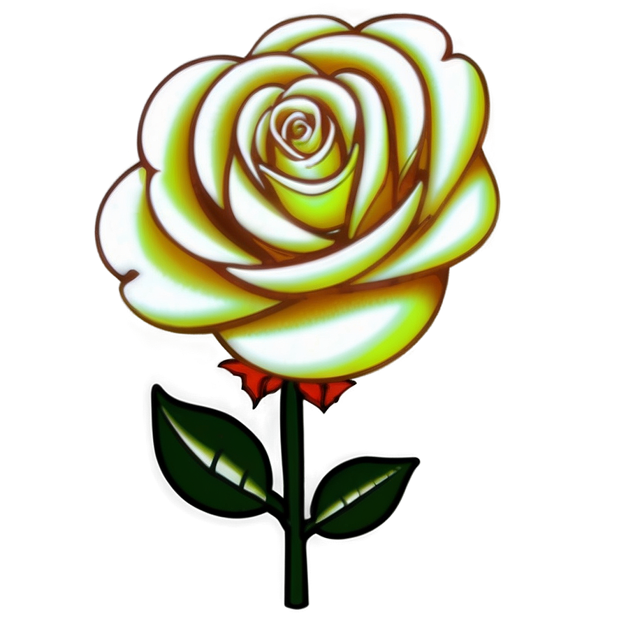 Neon Rose Png 15 PNG image