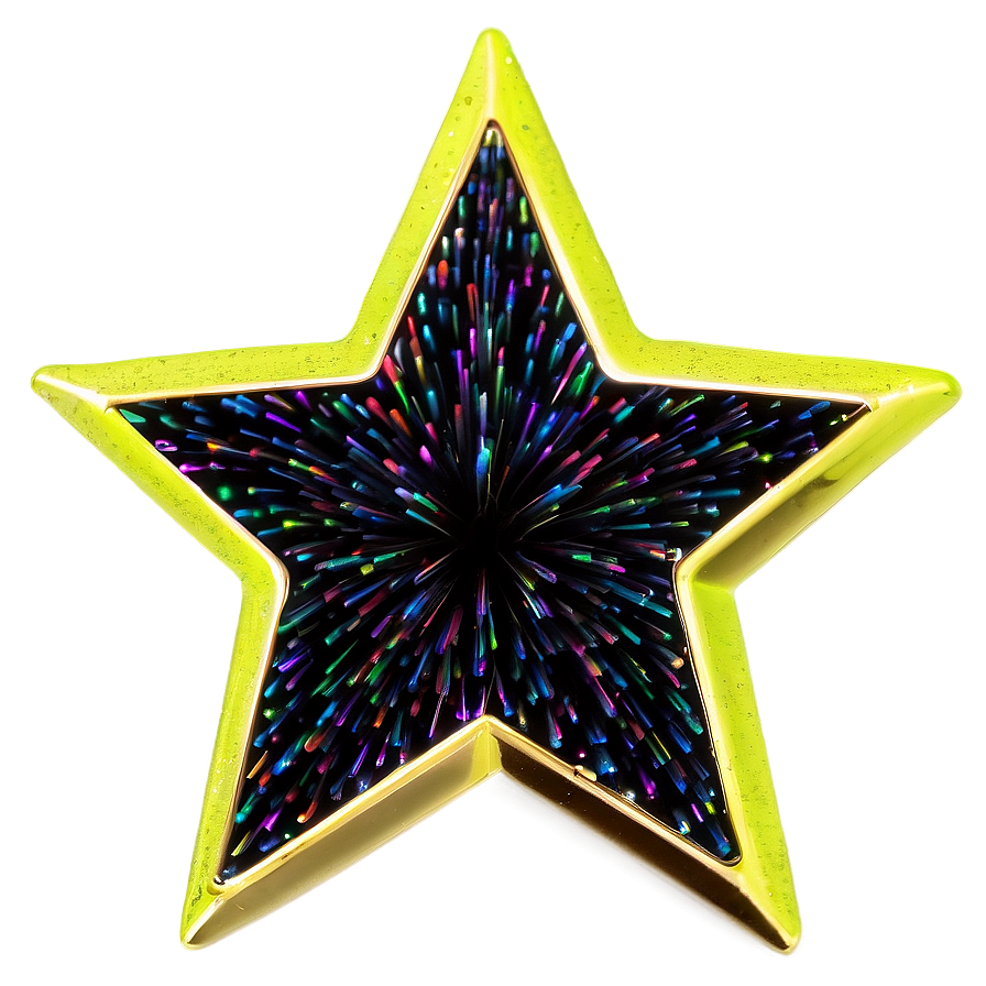 Neon Sparkle Star Png Rlu73 PNG image