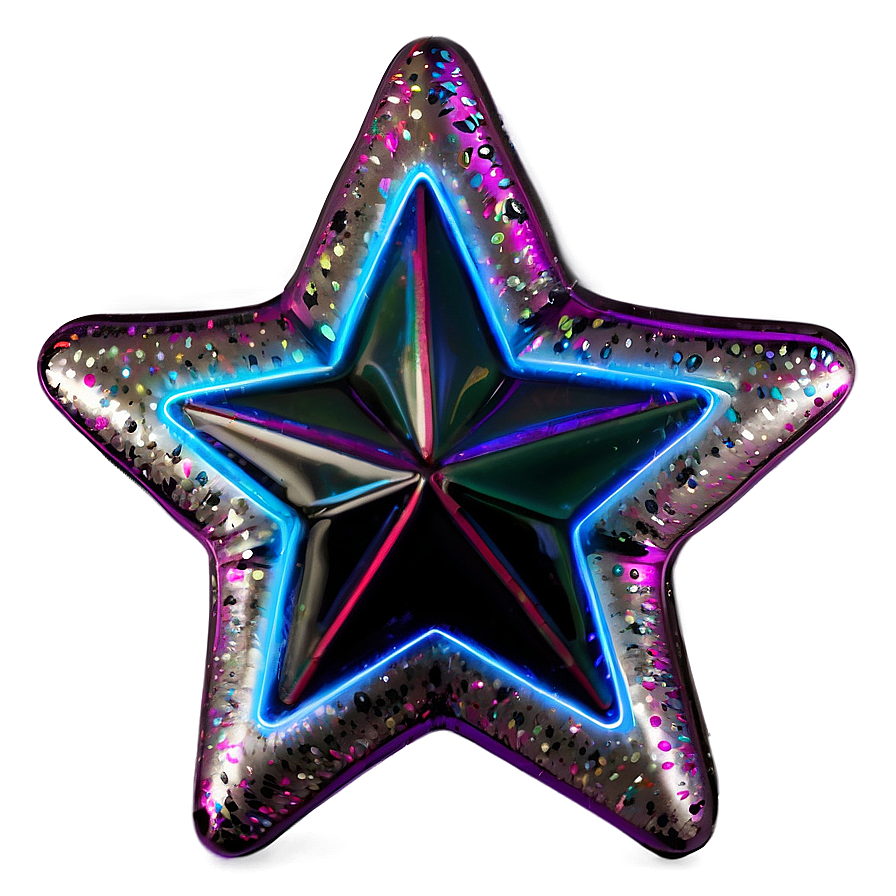 Neon Sparkle Star Png Sdx PNG image