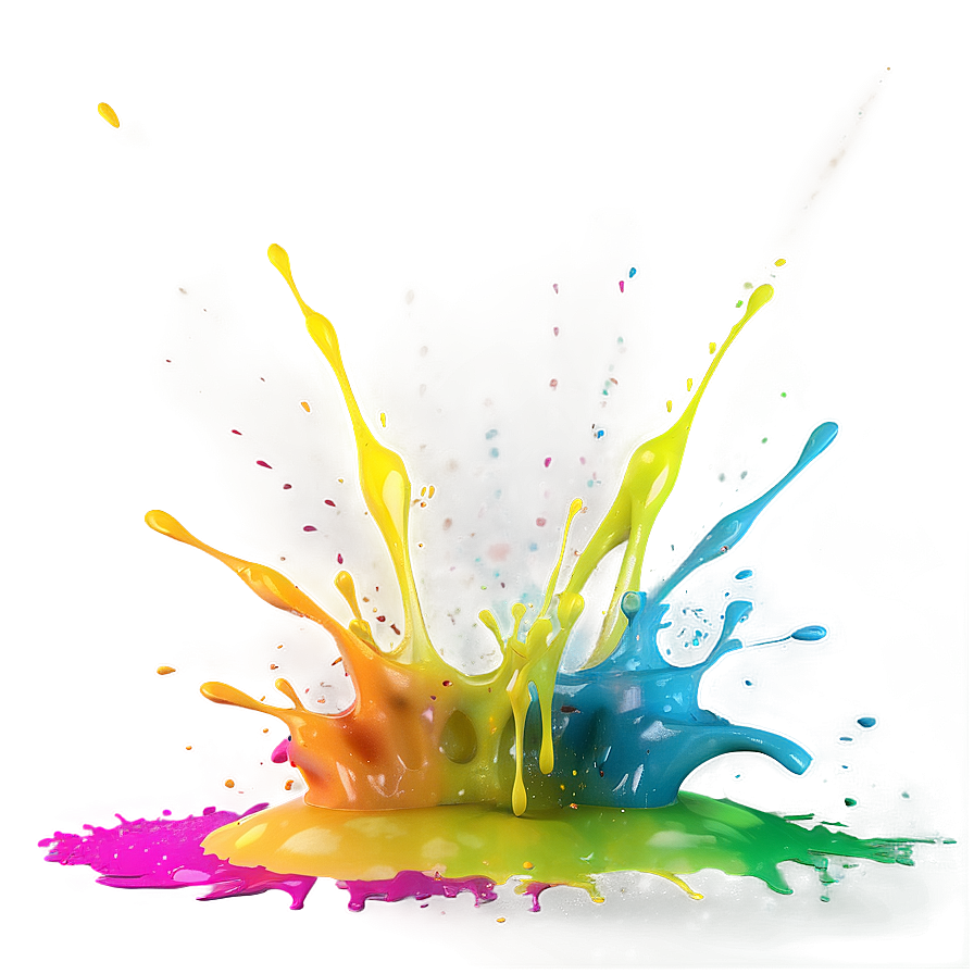 Neon Splash Effect Png Vth PNG image