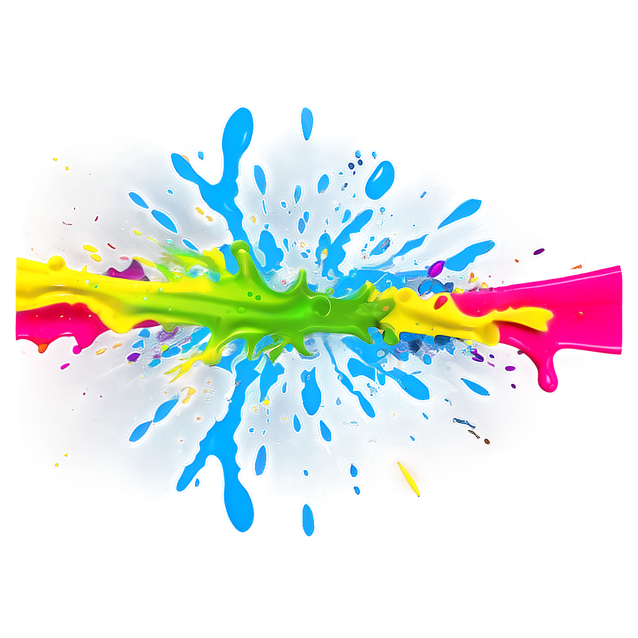 Neon Splash Png 05042024 PNG image