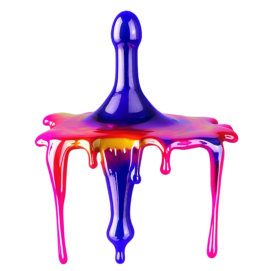 Neon Spray Paint Drip Png 65 PNG image