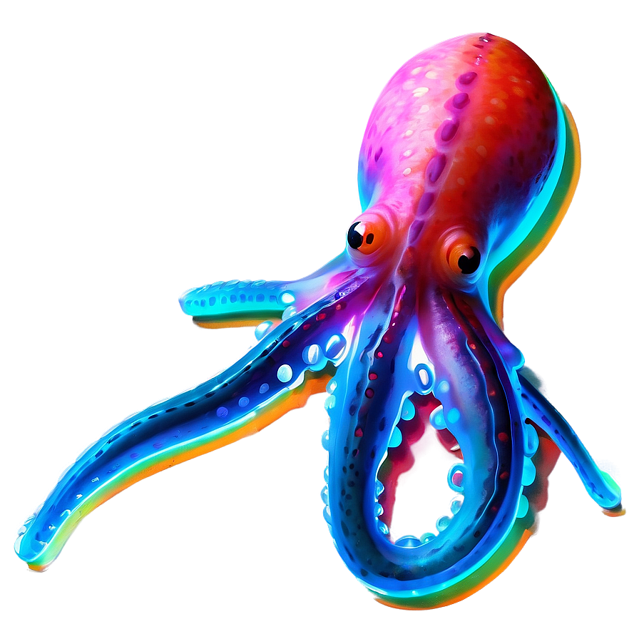 Neon Squid Image Png 35 PNG image