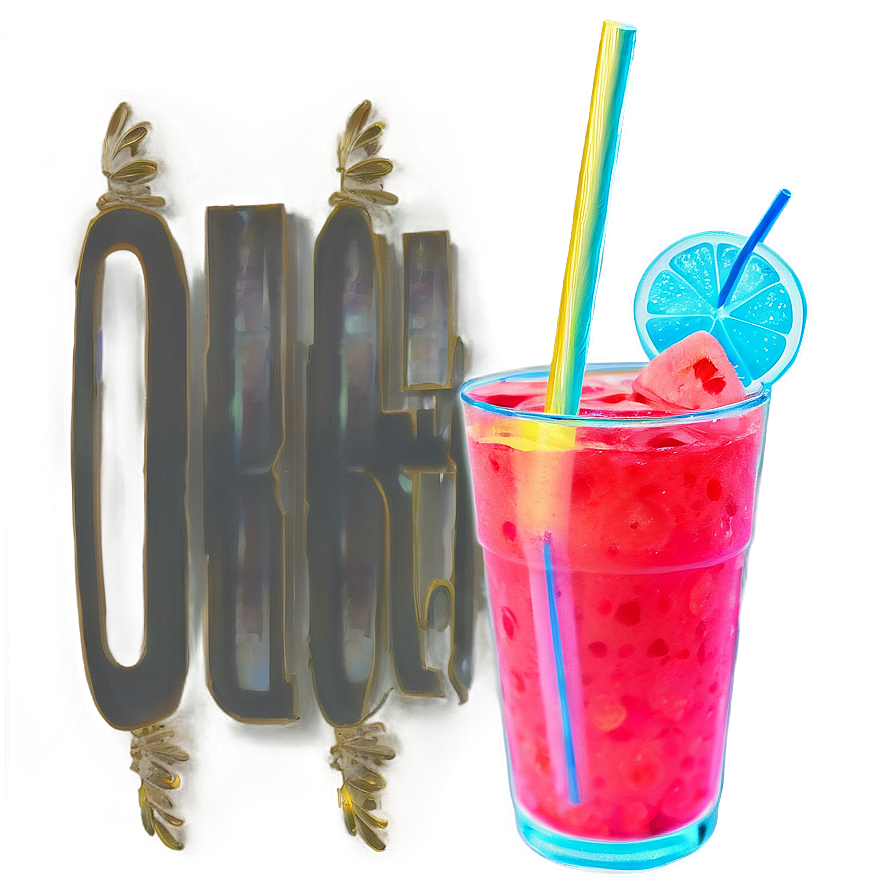 Neon Straw Png 05242024 PNG image
