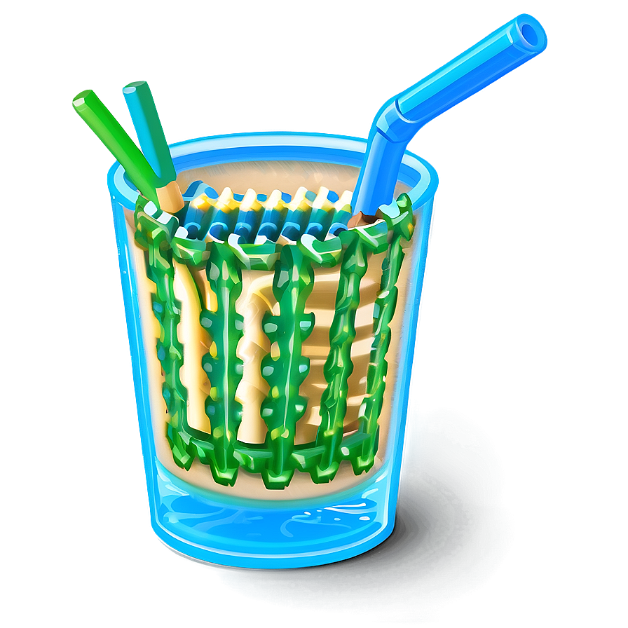Neon Straw Png Mjb95 PNG image