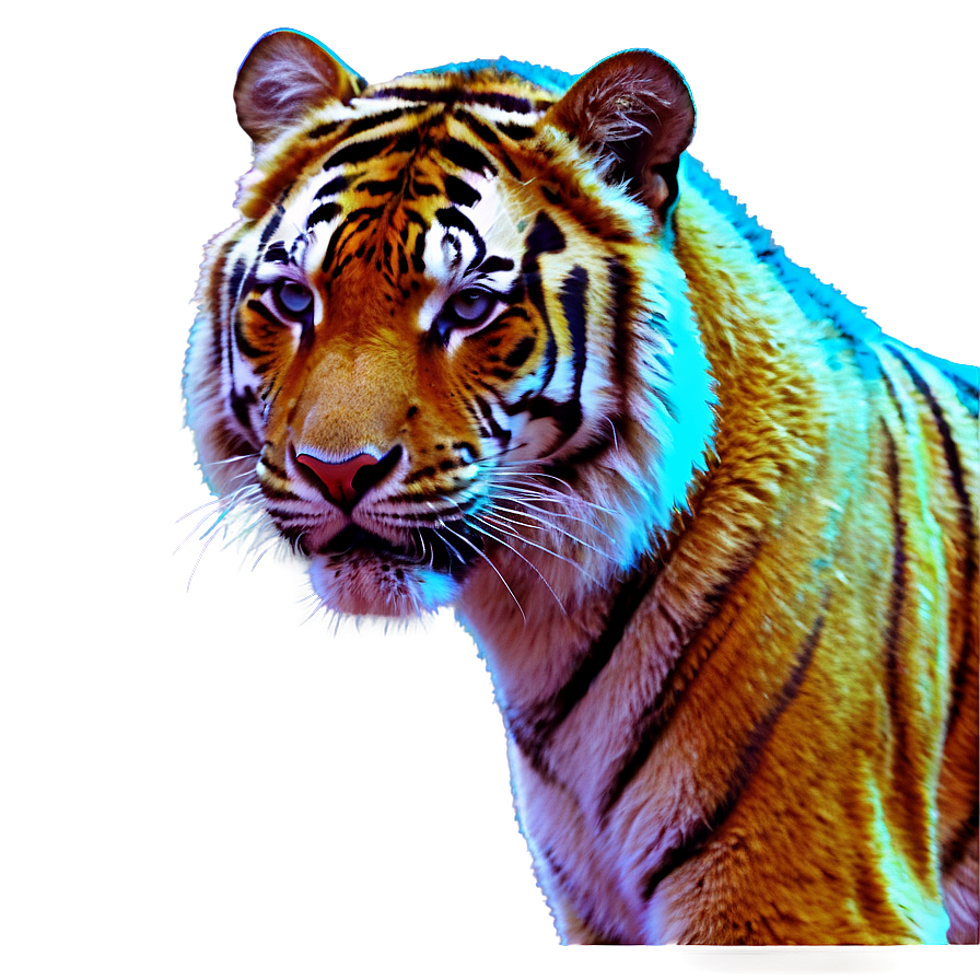 Neon Tiger Png 6 PNG image