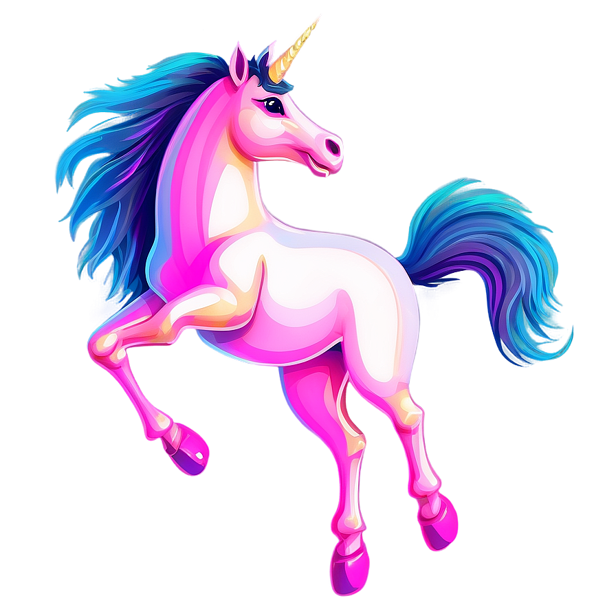 Neon Unicorn Clipart Png 70 PNG image