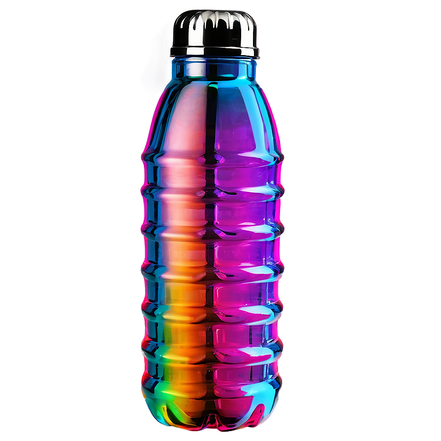 Neon Water Bottle Png 05042024 PNG image